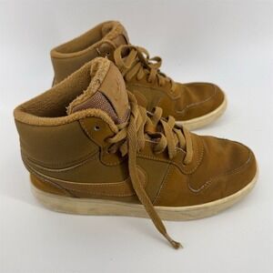 Nike Ebernon MID SE Women's High Top Sneakers‎ Brown Lace Up Casual